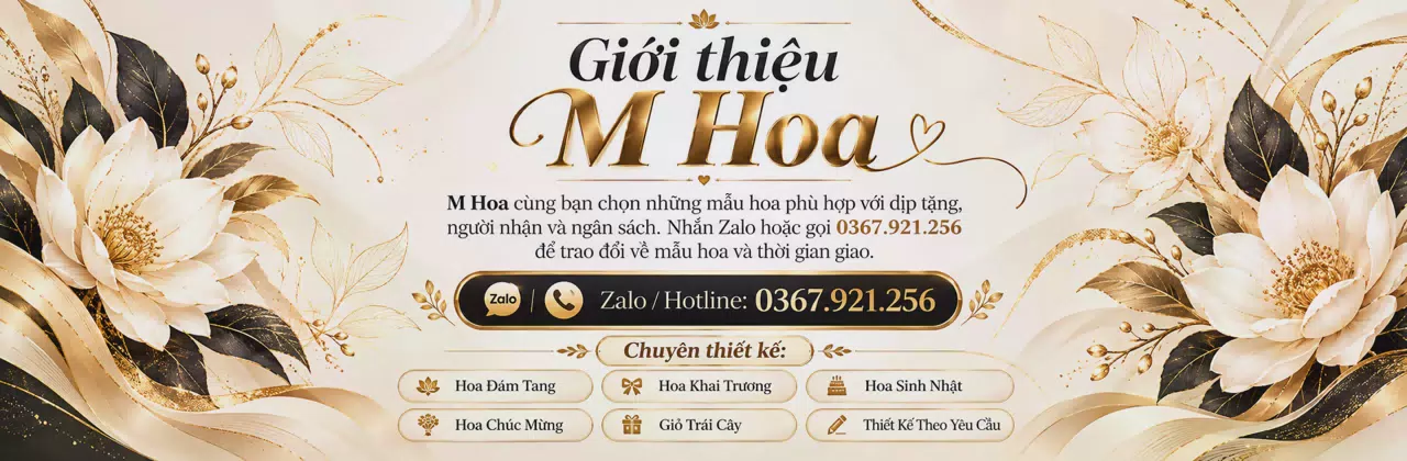 Ảnh bìa Shop hoa tươi Xã Mang Yang Gia Lai - Cùng bạn gửi lời cảm ơn